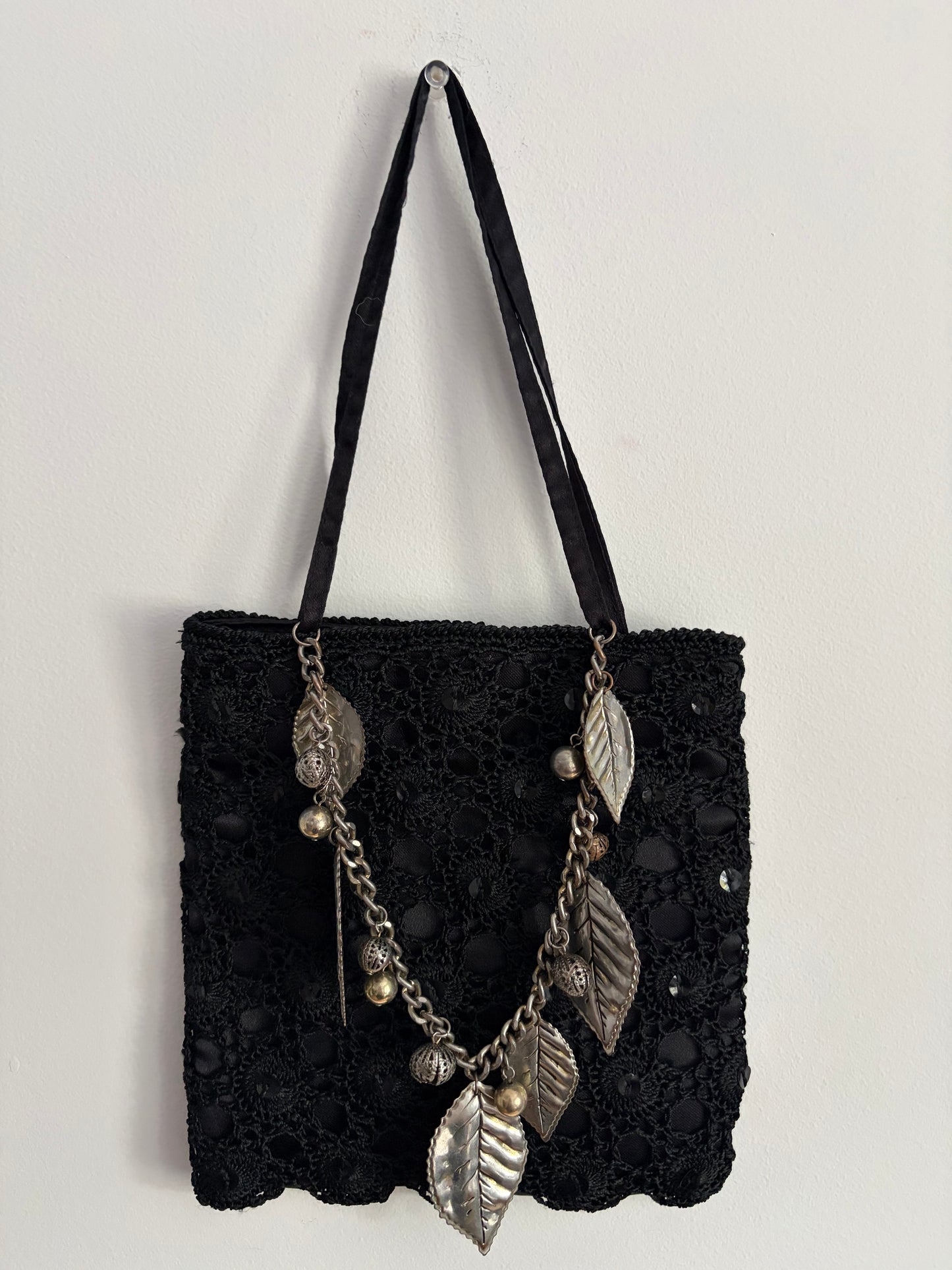 Vintage Noir Charm Bag