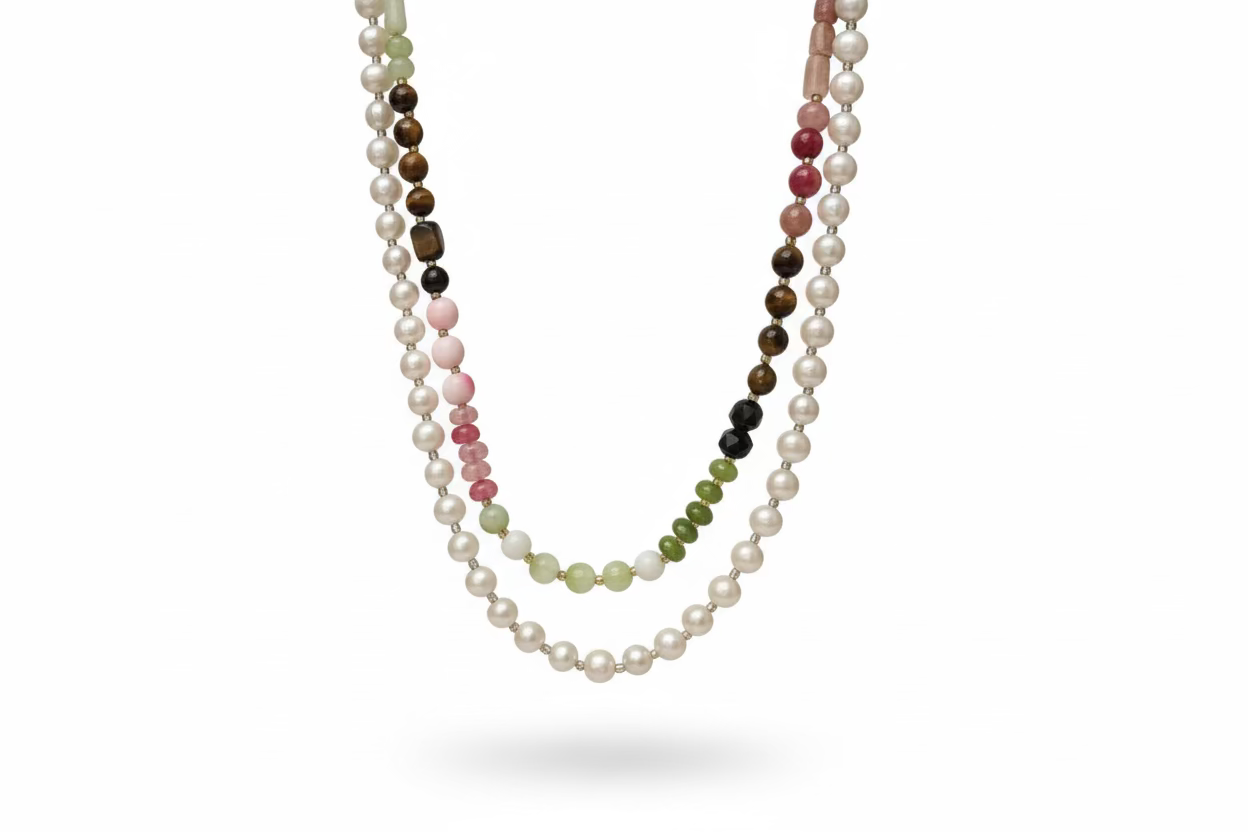 Heirloom Garden Pearl Necklace