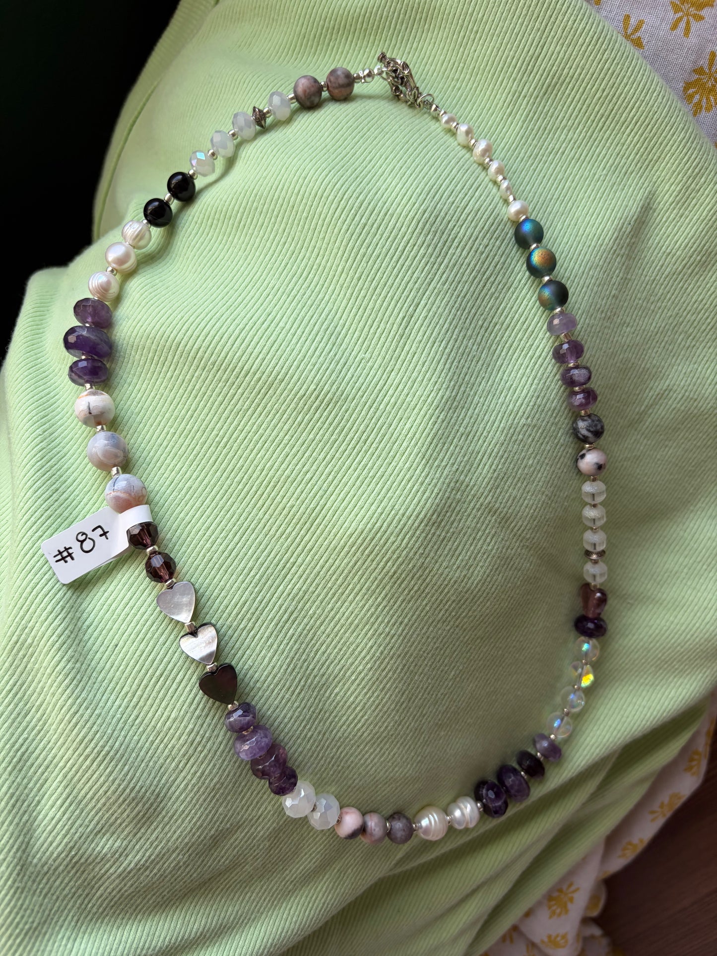 Snowfall Dream Gemstone Necklace