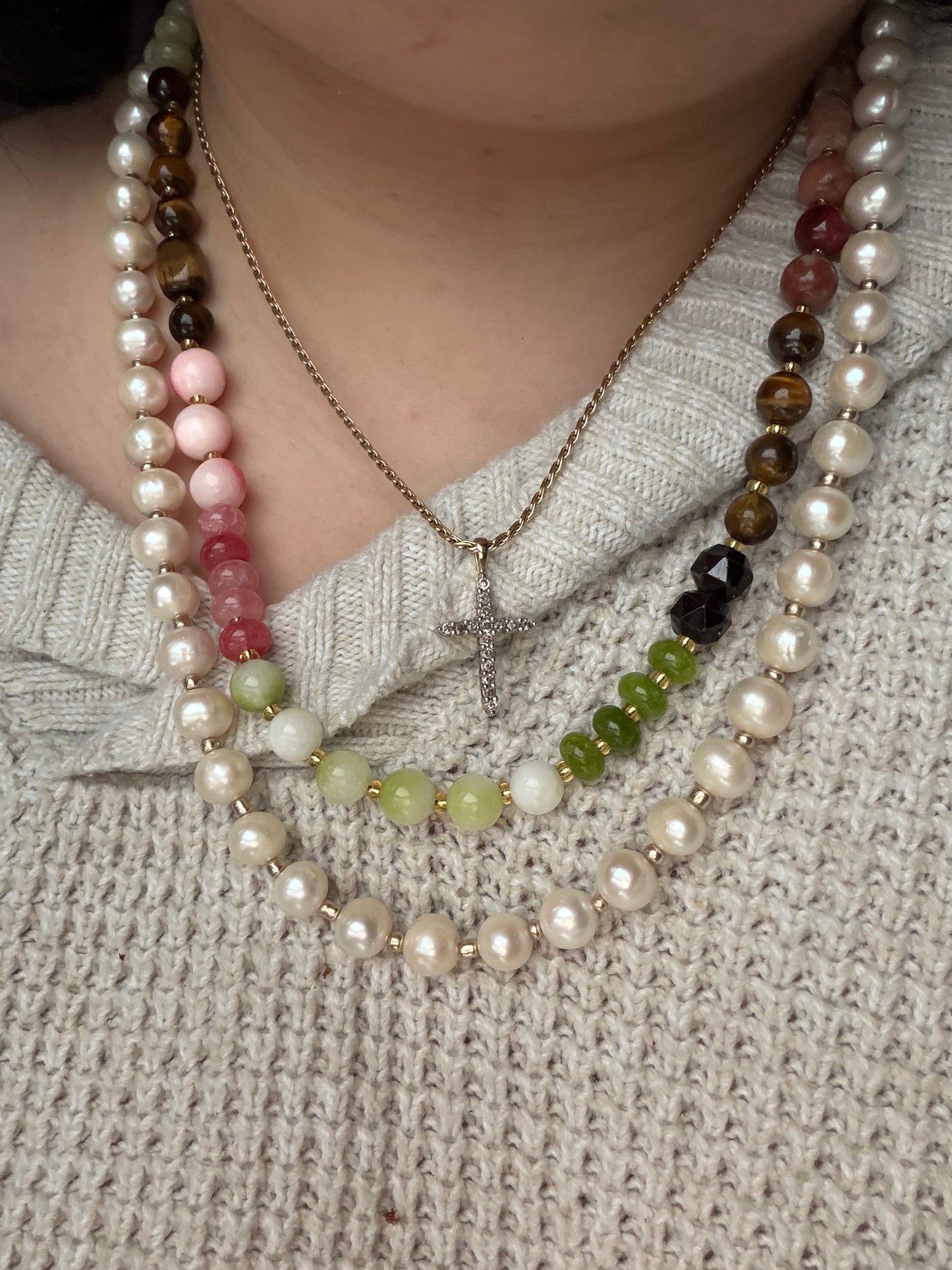 Heirloom Garden Pearl Necklace