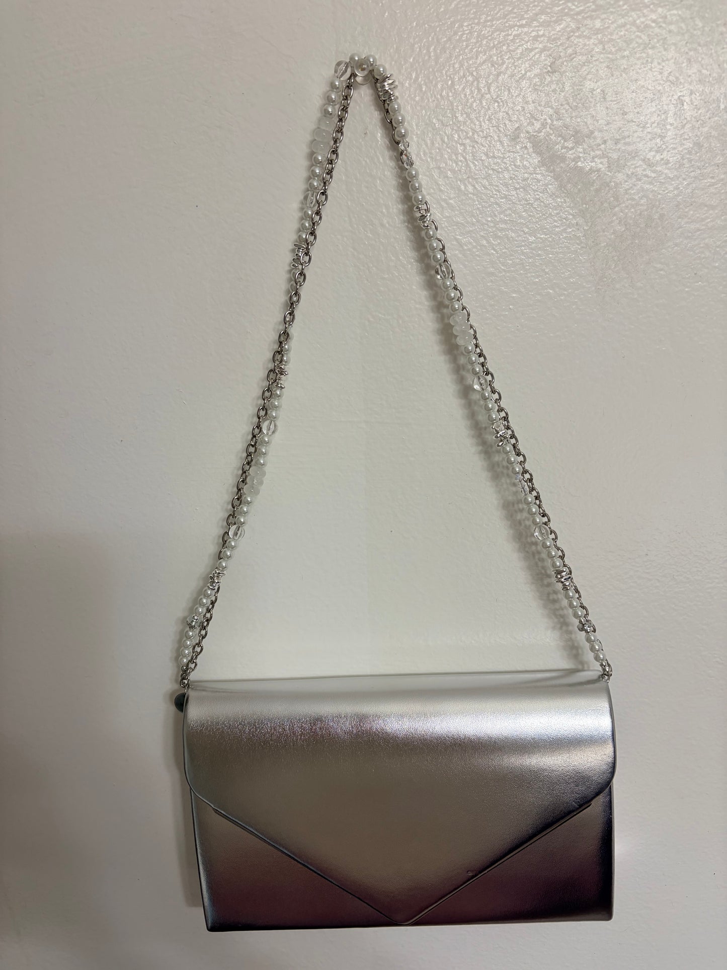 Sliver glow purse