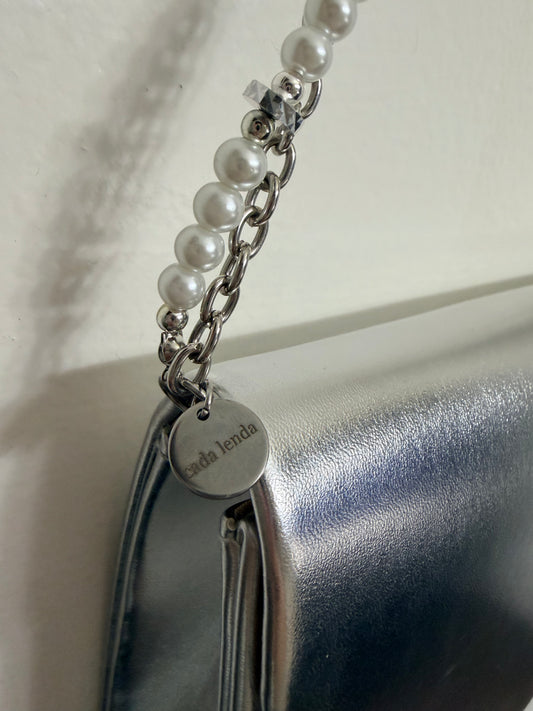 Sliver glow purse