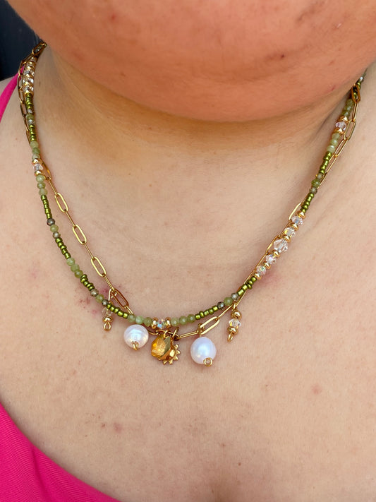 Golden Shore Layered Necklace