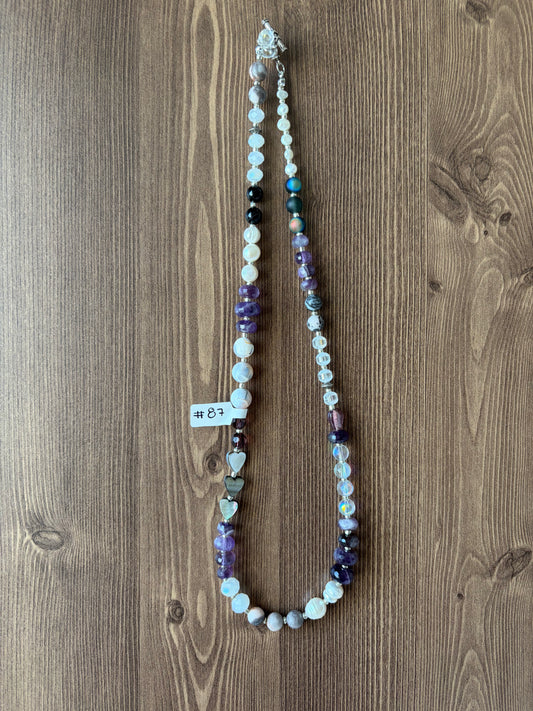 Snowfall Dream Gemstone Necklace