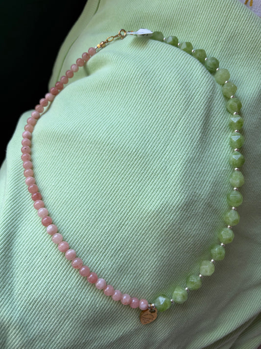 Rosy Reverie Gemstone Necklace