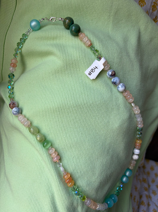 Pastel Daydream Gemstone Necklace